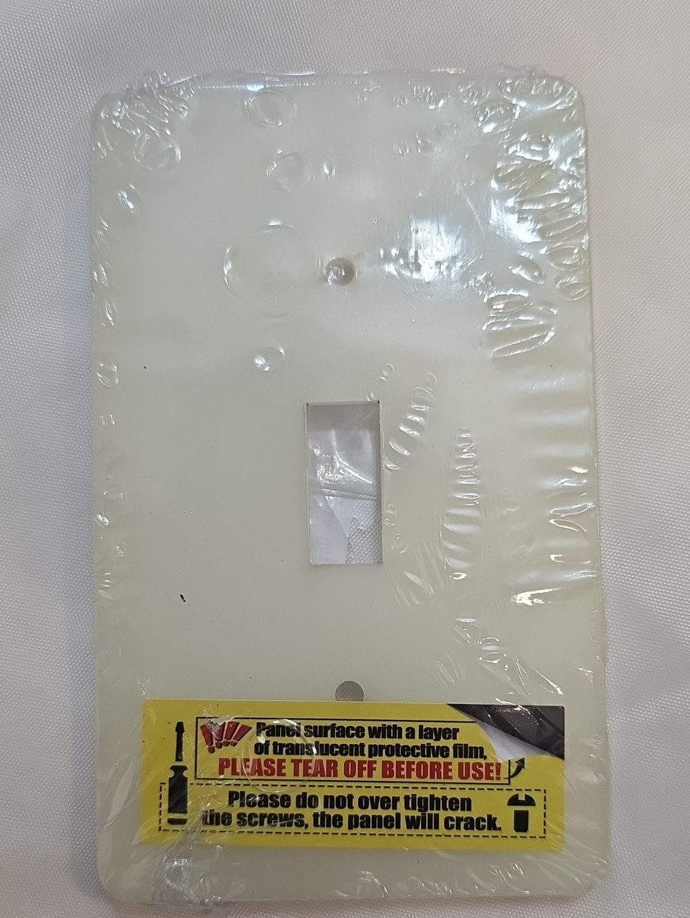 Single Glow Cover - Gang Toggle Wall Plate P